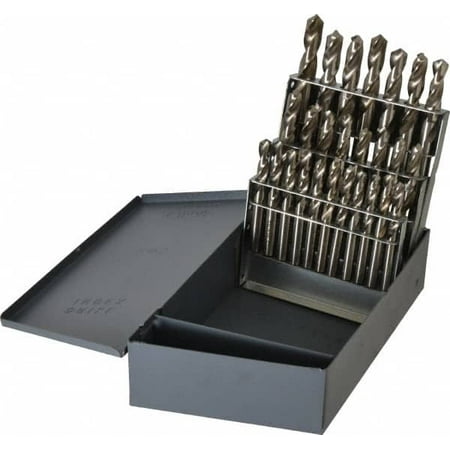 

Hertel 118° Point Bright Finish High Speed Steel Screw Machine Length Drill Bit Set