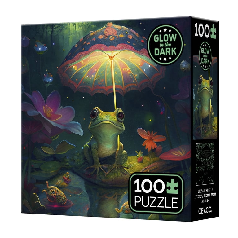 Ceaco Kids Deluxe 100 Piece Glow Friend (JK Stewart) Interlocking