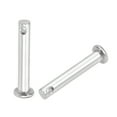 thumbnail image 4 of Uxcell Single Hole Clevis Pins - 5mm x 30mm Flat Head 304 Stainless Steel Link Hinge Pin 20 Pcs, 4 of 5