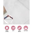 thumbnail image 6 of Independence Day Gnomes Kitchen Dish Towels for Drying Dishes Set of 3, Red Blue Floral Gray Wood Waffle Weave Microfiber Hand Tea Bathroom Towels Quick Dry & Absorbent Towel 12x12, 6 of 7