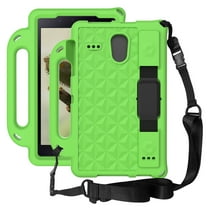 Samsung Galaxy Tab A 8.0 2017 Case for Kids, Dteck Light Weight Handle Stand Shockproof Protective EVA Case for Samsung Galaxy Tab A 8.0 Inch SM-T380 / T385,Green