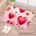 thumbnail image 5 of Valentine's Day Polyester Non-Slip Machine Washable Floor Mat: Outdoor Carpet Floor Mats, 5 of 6