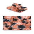 thumbnail image 2 of 3 Piece Bath Towels Set Bath Towel, Hand Towel and Face Towel for Bathroom, Gym, Hotel Coral and Black Tie-dye Pattern, 2 of 8