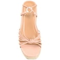 thumbnail image 4 of Journee Womens Catalinn Espadrille Platform Sandals, 4 of 8