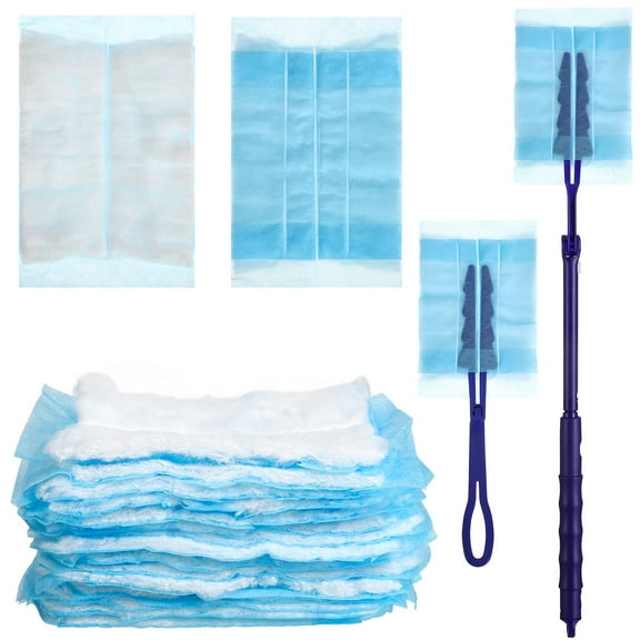 MLINS Replacement Dust Duster Cover with Fiber Brush for Cleaning, Size 15x7x1 cm, and Efficient