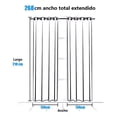thumbnail image 3 of Cortina Traslucida Velo Sala Dormitorio 134*210cm 2 Paneles blanco, 3 of 5