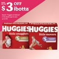 thumbnail image 5 of Huggies Little Snugglers Baby Diapers, Size 1 (8-14 lbs), 84 Ct (Select for More), 5 of 18