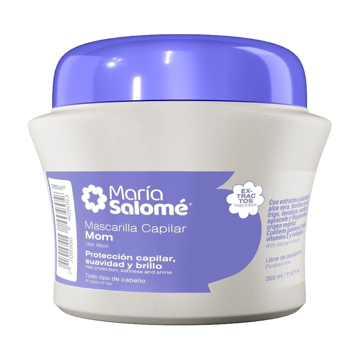 Maria Salome Hair MOM Shampoo and Mask kit - Champu y Mascarilla Capilar MOM