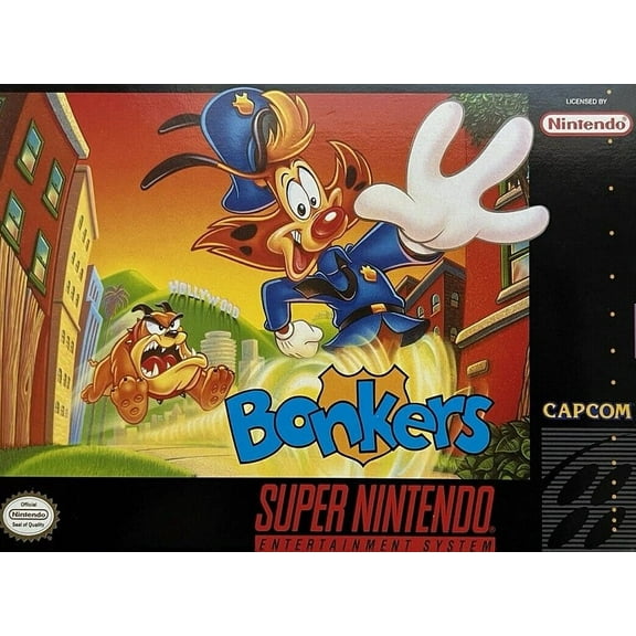Restored Bonkers (Super Nintendo, 1994) SNES Video Game (Refurbished)
