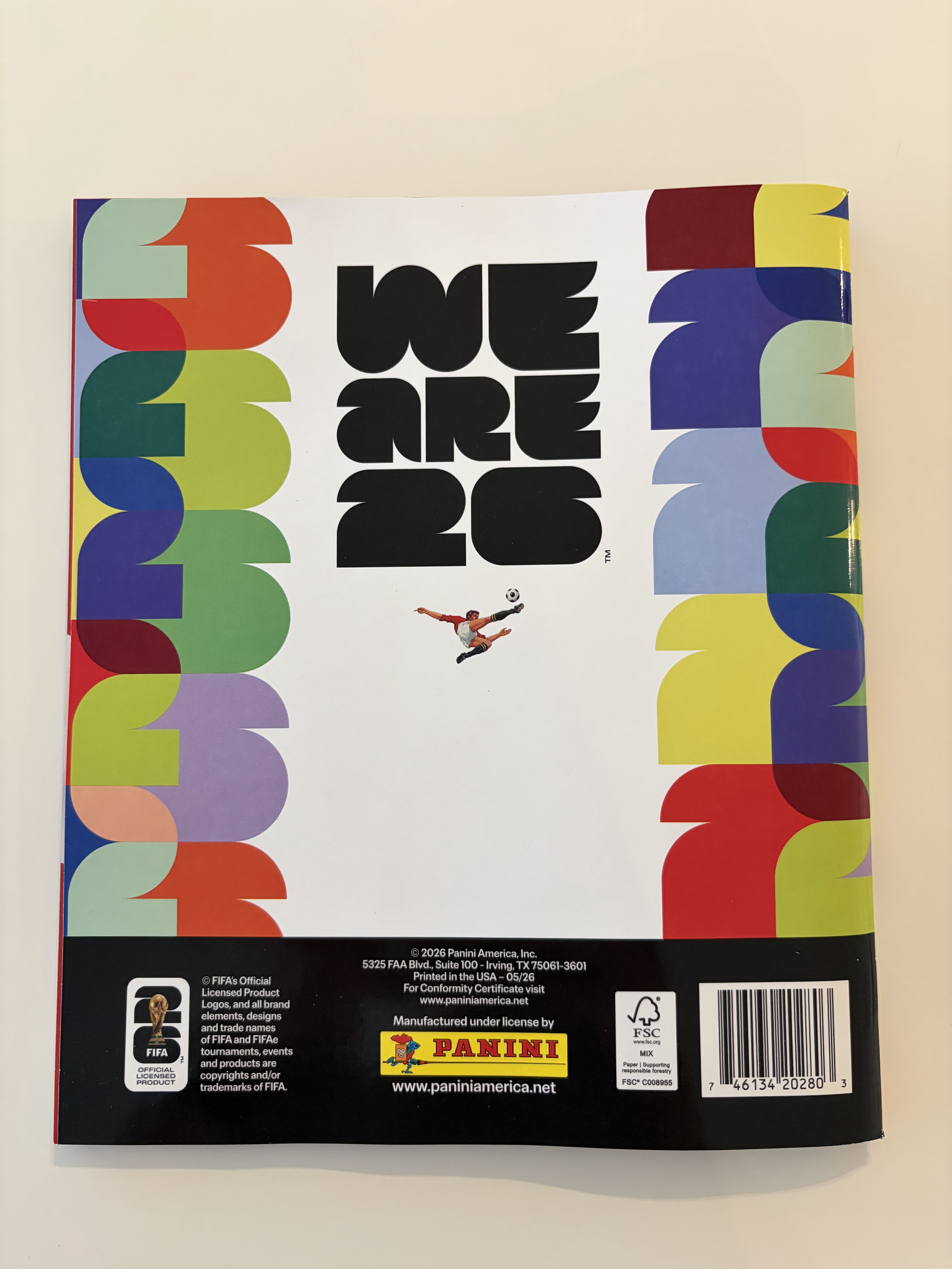 FIFA® World Cup 2026 PANINI® Collection - Soft Cover Album and 1 Box with 50 Sticker Packets