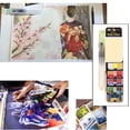 thumbnail image 2 of Juego de viaje de pintura de acuarela Zulema 42/33/25 colores con pincel para suministros de arte, 2 of 8