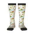 thumbnail image 1 of Fotbe Cute Frog Calcetas Divertidas Estampadas para Hombre y Mujer, Calcetas de Algodón hasta la Rodilla para Caminar, Correr, Enfermería y Embarazo, 1 of 6
