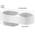 thumbnail image 2 of Ltdhehe Purpose Drain Rack For Kitchen And Bathroom Two Tier Storage Organizer Wall Mounted Design No Drilling Required Simplistic Style For Indoor Use, 2 of 7