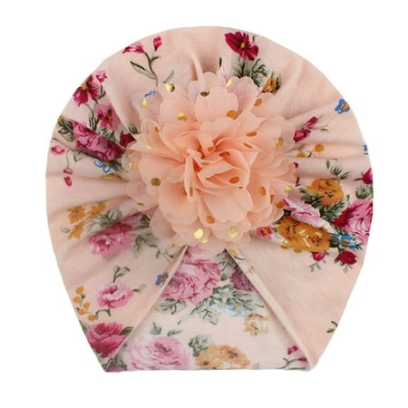 

Wolfast Promotion Newborn Baby Boy Girl Floral Hat Headwear Cap Hat Accessories