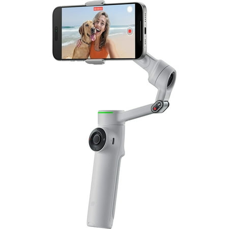 Insta360 - Flow2 Pro Gimbal Stabilizer for Smartphones with Built-in Selfie Stick and Tripod - Gray