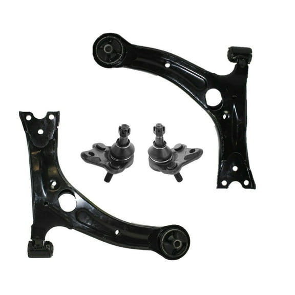 4 Pc Front Suspension Lower Control Arm   Ball Joints Set Passenger Driver Side Fits select: 2003-2013 TOYOTA COROLLA, 2003-2008 TOYOTA COROLLA MATRIX