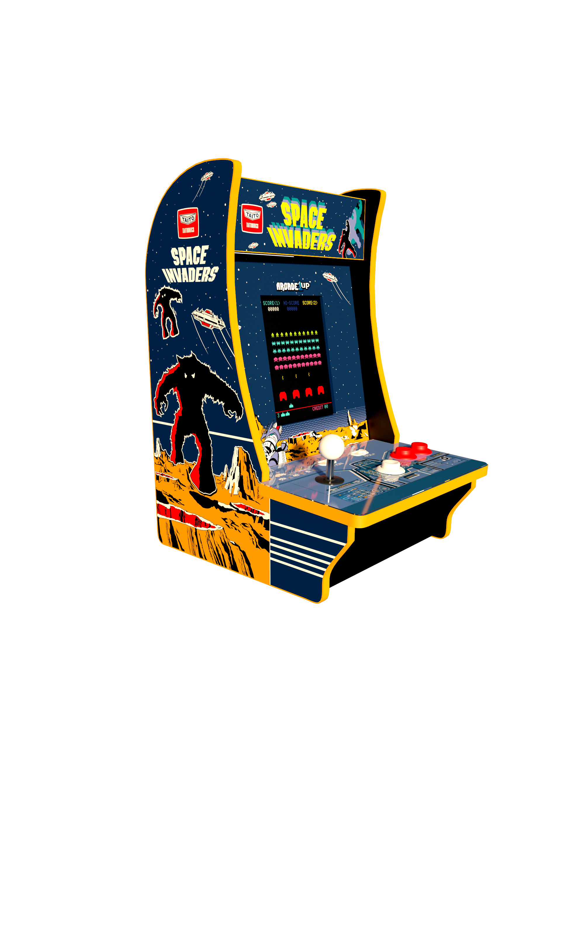 Space Invaders Counter Arcade Machine, Arcade1UP - image 5 of 8