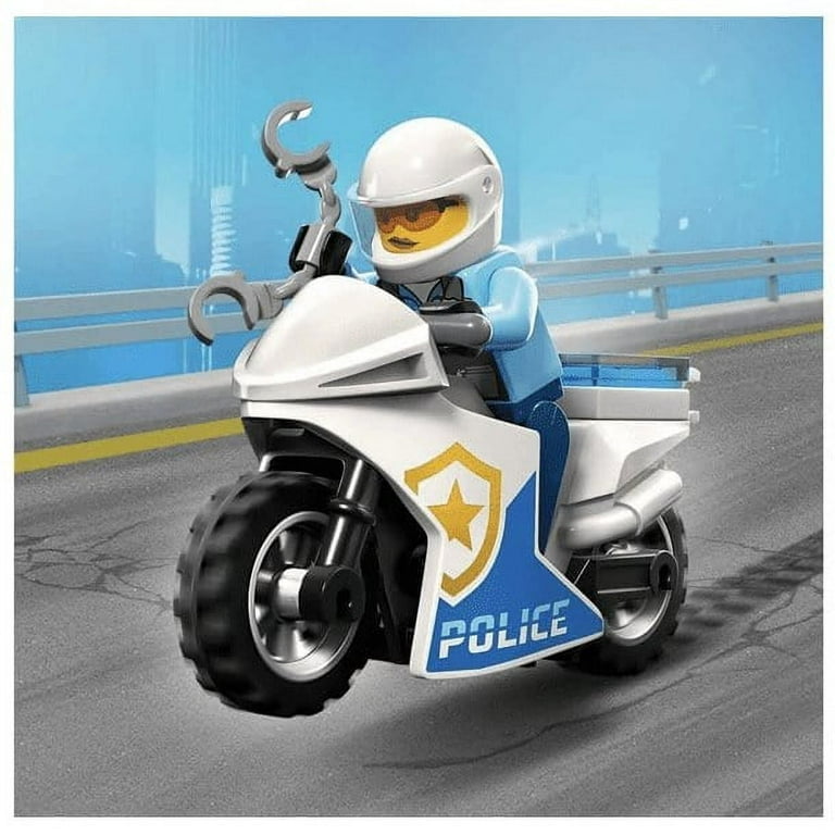 LEGO City Police Bike Car Chase 60392, Motorbike and Sports Car