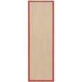 thumbnail image 4 of SAFAVIEH Natural Fiber Aspen Striped Sisal Area Rug, Rust, 5' x 7'6", 4 of 8