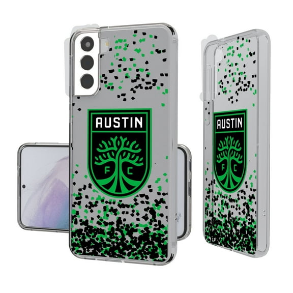 Austin FC Galaxy Confetti Clear Case
