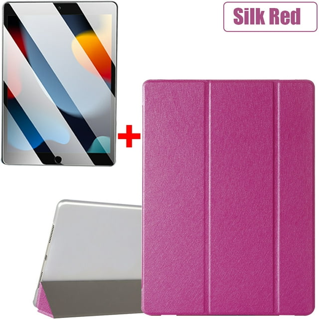 Case For Apple iPad Mini 4 mini4 7.9 inch A1550 A1538 7.9" Cover Flip Smart Tablet Cover Protective Fundas Stand Shell Cover Silk Red iPad mini 5 2019