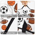 thumbnail image 6 of Football and Basketball White Pattern Teens Toddler Nap Mat with Pillow, Sleeping Mat Bag for Preschool Daycare 50"x20", 6 of 6