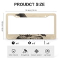 thumbnail image 3 of Old Vintage Black Bird Crow License Plate Frames 2 Pcs Set Blackbird Animals White Wildlife License Plate Frame License Plate Shield Frame Fits All Car 2 Hole Metal License Plate Cover, 3 of 6