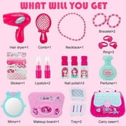 Kids Makeup Set for Little Girls, Play Makeup Kits for Toddler Girls, Toddler Toys for Girls 2 3 4 5 Year Old