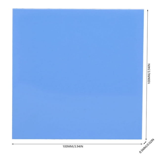 Thermal Conductivity Pad, Insulation CPU GPU Thermal Conductivity Mat, 100x100x0.5mm For Graphics Card Home Appliance