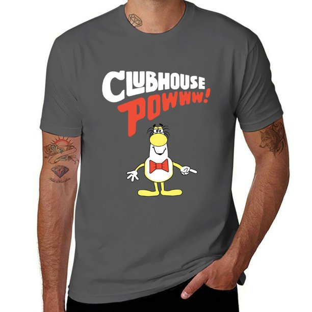 ¡del club Powww! Camiseta lisa Ropa estética divertida ropa estética camisetas de gran tamaño para hombres