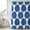 Blue, variant on Orange Dahlia Shower Curtain, Waterproof Shower Curtains for Bathroom, Farmhouse Abstract Gray Floral Flowers Washable Fabric Bathtub Curtain Set Bath Decor with 12 Hooks Long 72"x84"
