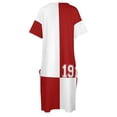 thumbnail image 4 of Vestido de verano con bolsillos sueltos Crimson Block de HeavenNezCree para mujer., 4 of 6