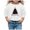Blanc, variante sur Cardigan à Fermeture Éclair pour Petits Garçons Veste à Capuche Mode Chandails en Molleton Graphiques pour Adolescents Filles Noël Mode Décontractée Imprimé Manches Longues Blanc 5-6 Ans