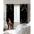 thumbnail image 2 of Blackout Curtains for Bedroom, Mushroom Room Darkening Window Drapes for Living Room, Botanical Watercolor Gnomes Butterfly Leaf Plant Thermal Insulated Grommet Curtains, 52x90 inch, 2 Panels, 2 of 9