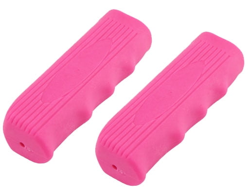 pink bike grips