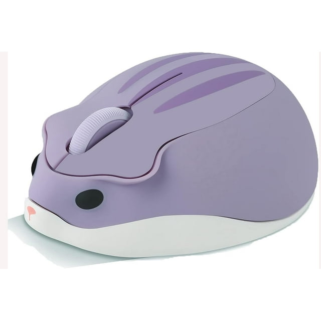 2.4GHz Wireless Cute Hamster Shape Less Noice Portable Optical 1200DPI USB Mice Cordless for PC Laptop Computer Notebook Gaming Kids Girl Men Women Adults Gift (Pink)
