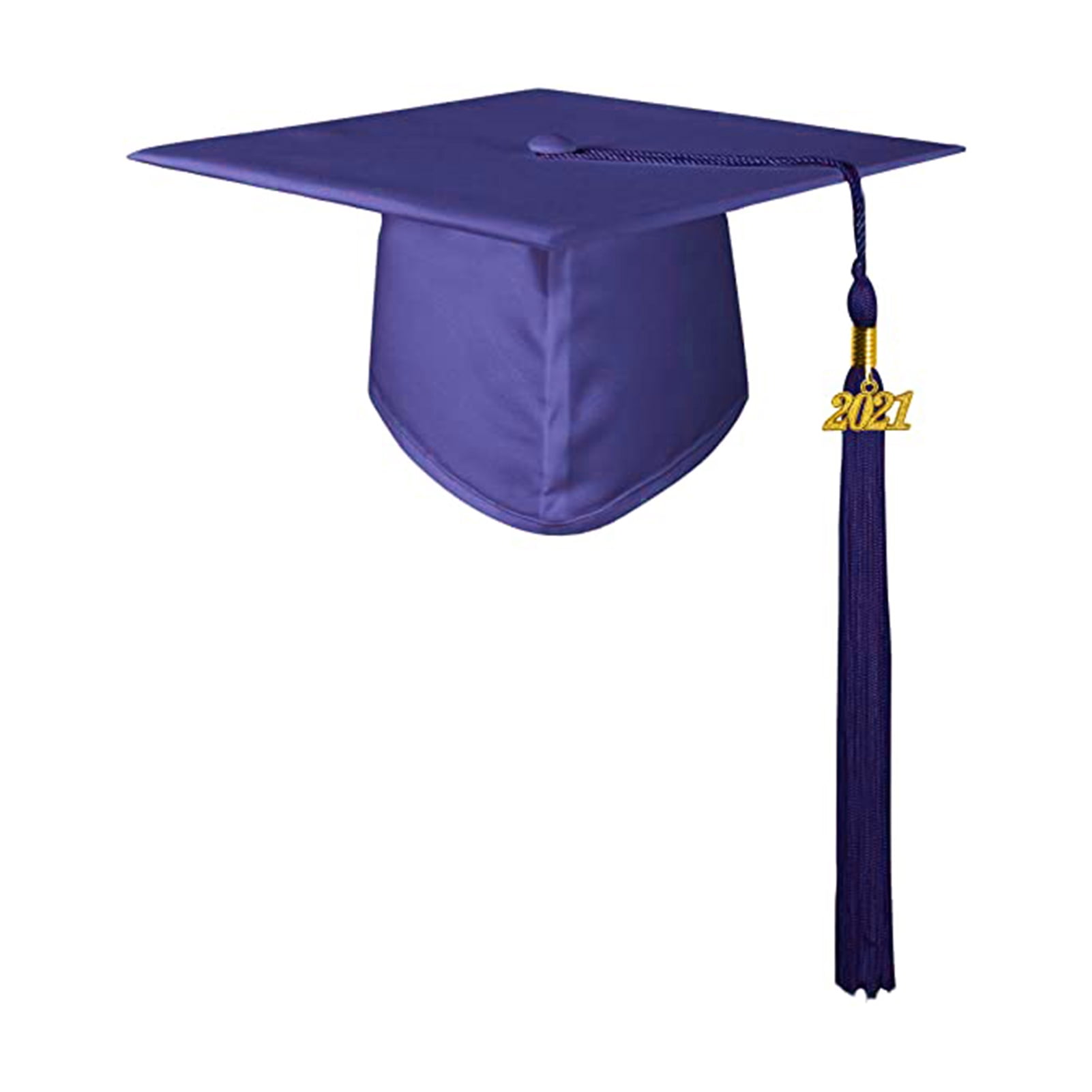 Dserhfy Graduation Hat Unisex Decorative Polyester Adult Graduation Tassel Cap for Bachelor