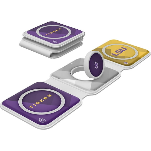 Keyscaper LSU Tigers 3-in-1 Foldable Charger