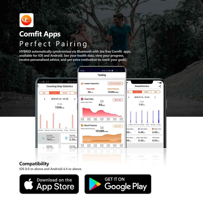 hybrid smartwatch sleep tracking