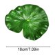 thumbnail image 3 of Juego de 10 hojas flotantes artificiales de nenúfar para estanques y fuentes de agua, plástico impermeable, color verde, 13 cm, 18 cm, 28 cm., 3 of 6