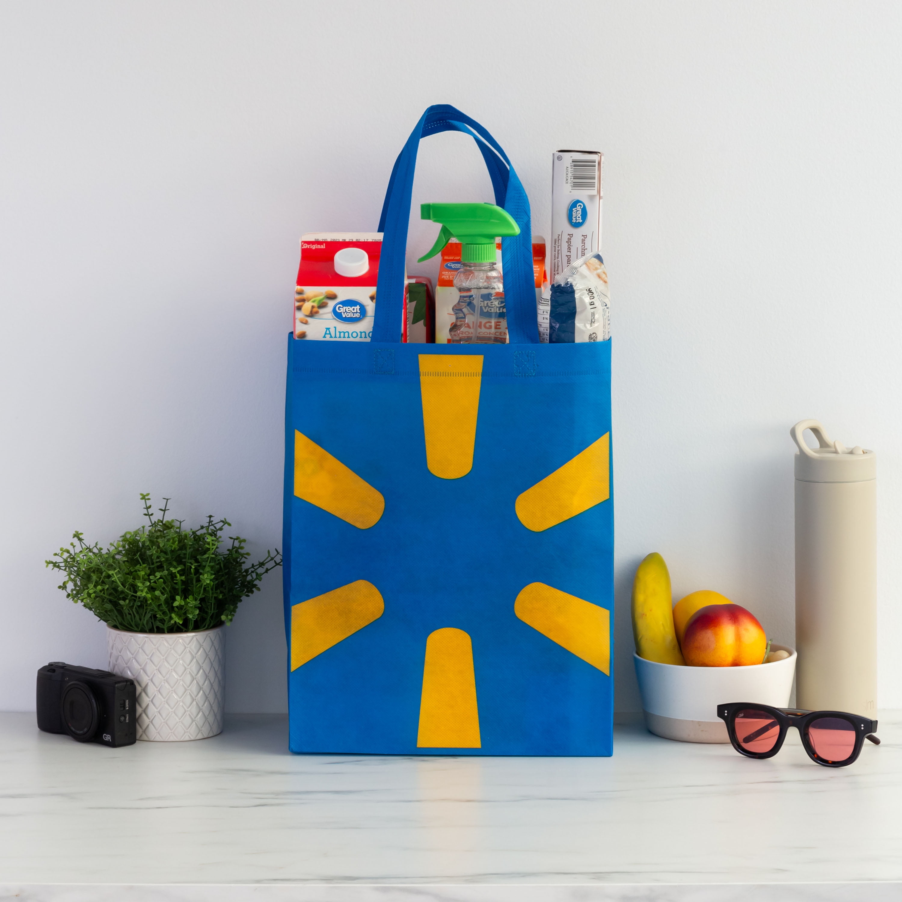 Reusable Grocery Bag, Reusable Shopping Tote Bag for groceries with Handles