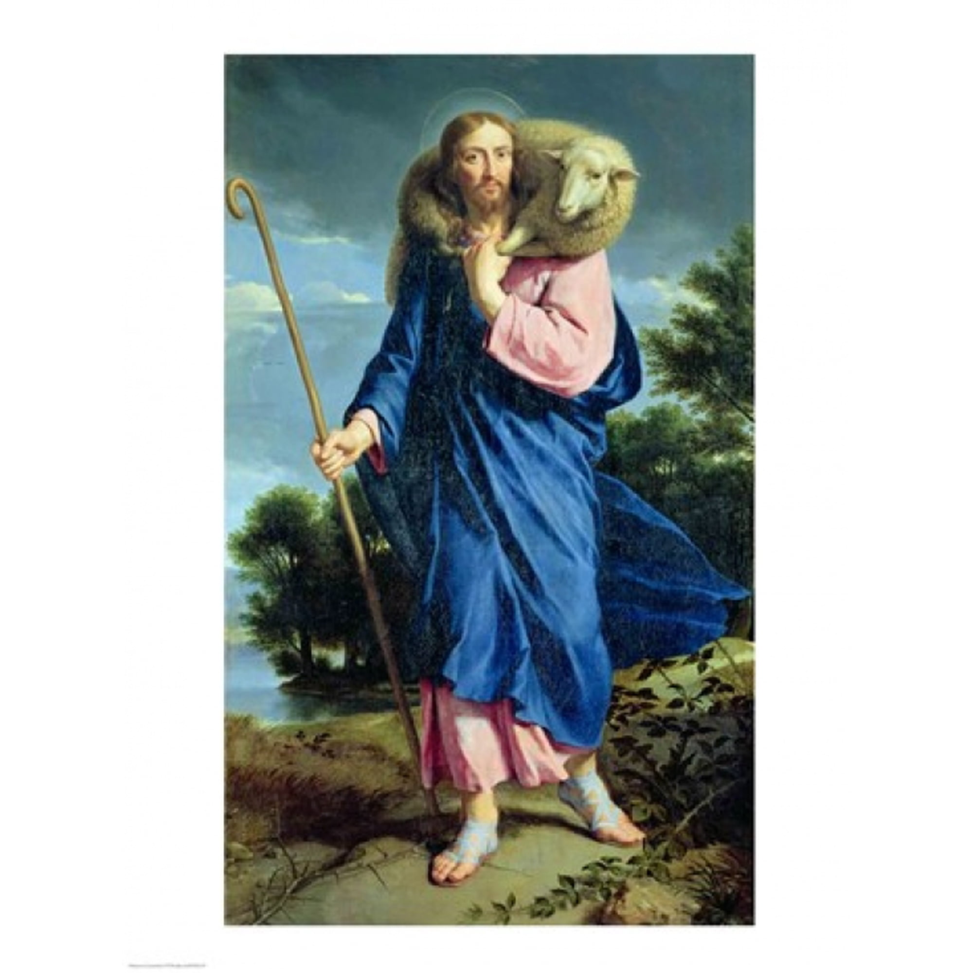 The Good Shepherd Canvas Art - Philippe De Champaigne (18 x 24)