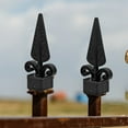 thumbnail image 1 of Toddmomy 20Pcs Black Plastic Fence Finials Replacement Finials for Outdoor Fence Gate Toppers, 1 of 8