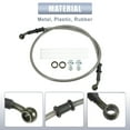 thumbnail image 6 of Unique Bargains 1 Set 1m 3.28ft Motorcycle Hydraulic Brake or Clutch Line Hose for Motorcycle Dirt Bike with Screws, 6 of 6