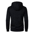 thumbnail image 5 of PMVFHDE Sweatshirts for Men Gym Fitness Sports Hooded Cardigan Knit Jacket Long Sleeve Pullover Hooded Sweatshirt Black,XXXL, 5 of 6