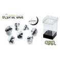 thumbnail image 2 of Eclipse Dice Set Luna Style, White and Black, by Gate Keeper Games, 2 of 16