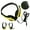Black, variant on Ear Wired Gaming Headset with MIC Microphones Headphones For Mobile Phone