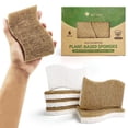 thumbnail image 1 of Esponjas de cocina AIRNEX Natural, paquete de 6 unidades, celulosa y coco, 1 of 8