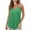 Green, variant on Scyoekwg Tank Tops for Women Spaghetti Straps Round Neck Sleeveless Tops Casual Solid Color Loose Tunic Shirts (Purple,L)