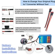 48V 8Ah Electric Bike Battery Replace Lithium Battery Tricycle 750W T Plug UL2271